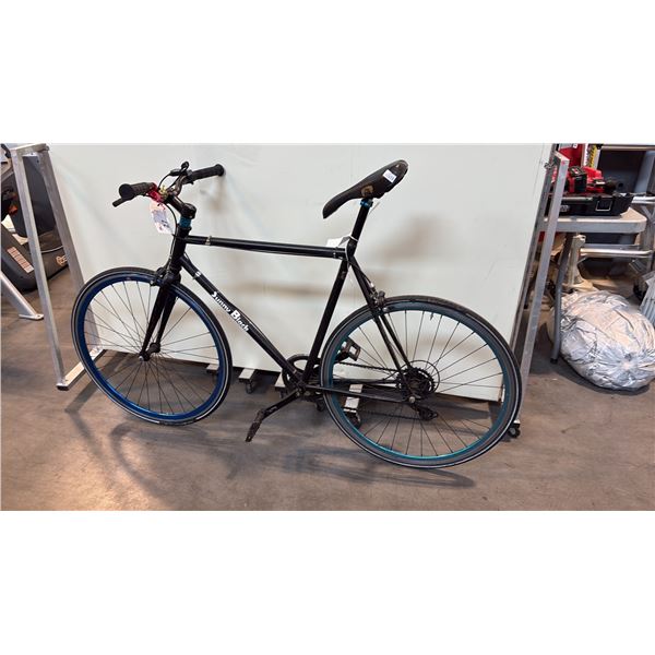 BLACK/BLUE SUNNY BLACK 6-SPEED ROAD BIKE