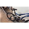 Image 2 : BLUE/WHITE CCM VANDAL 26 DUAL XC 21-SPEED FULL-SUSPENSION MOUNTAIN BIKE