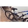Image 3 : GREY/BLUE CCM DS-650 FULL-SUSPENSION 21-SPEED MOUNTAIN BIKE