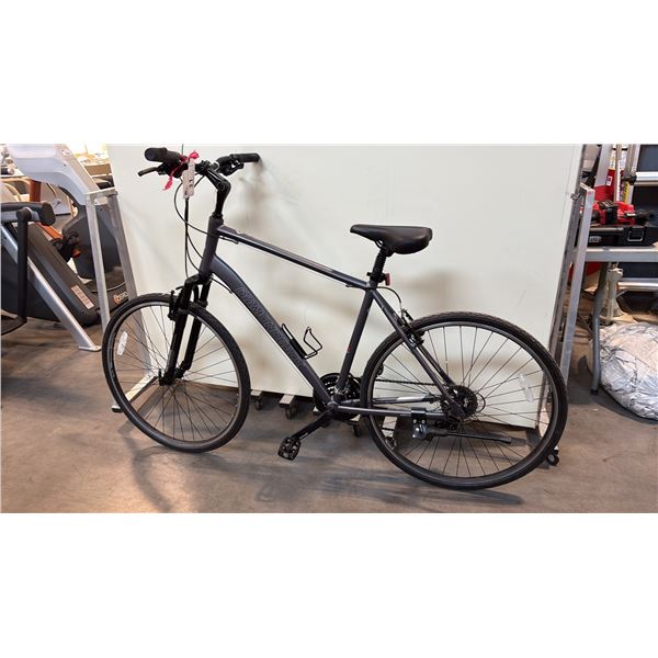 GREY DIAMONDBACK HAWRELAK HYBRID 24-SPEED ROAD BIKE
