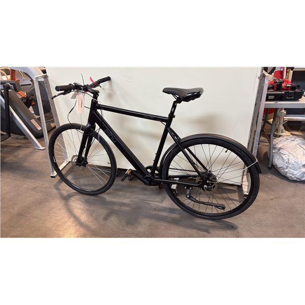 BLACK ELBY URBAN CRIT BELT DRIVEN ROAD E-BIKE - NO KEY NO CHARGER