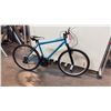 Image 2 : TURQUOISE BLUE 18-SPEED FRONT-SUSPENSION MOUNTAIN BIKE