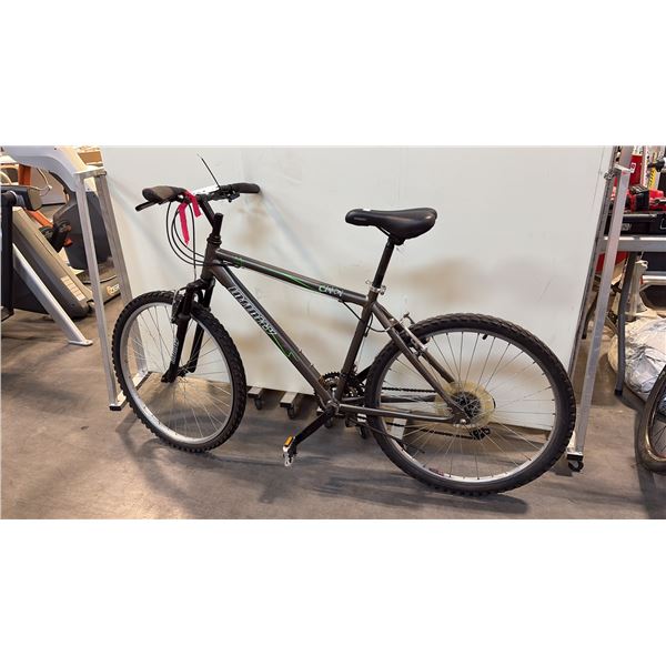 SMOKED BLACK INFINITY CANON FRONT-SUSPENSION 21-SPEED MOUNTAIN BIKE