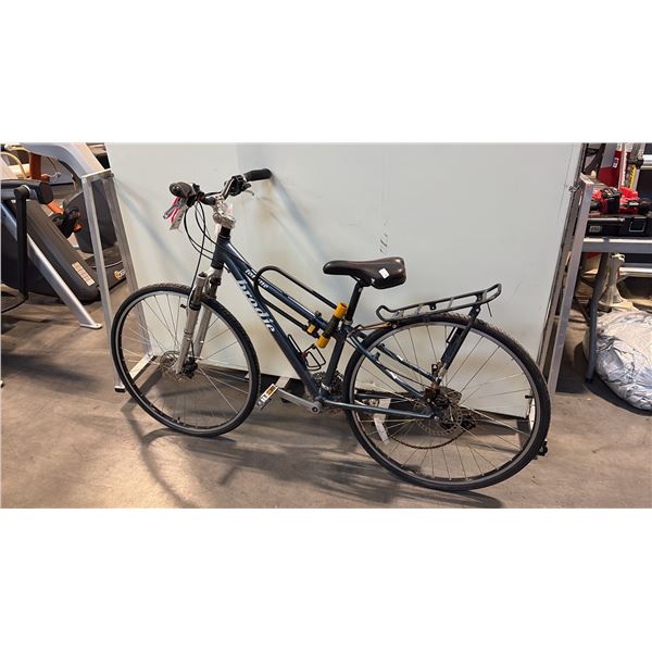 NAVY BLUE BRODIE TORQUE 24-SPEED FRONT-SUSPENSION MOUNTAIN BIKE