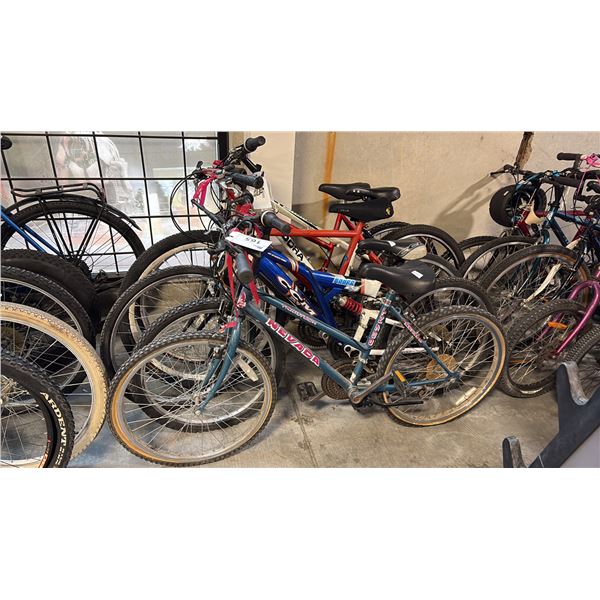 5 ASSORTED BIKES FOR PARTS