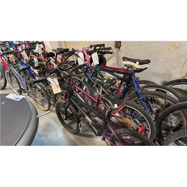 5 ASSORTED BIKES FOR PARTS