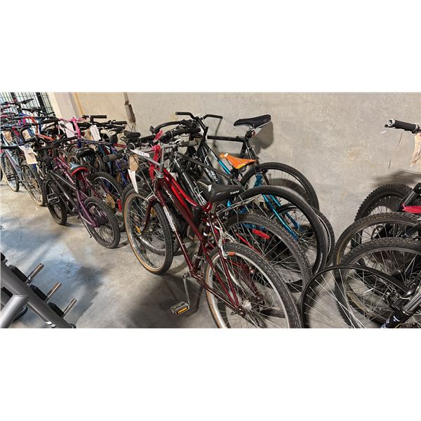 5 ASSORTED BIKES FOR PARTS