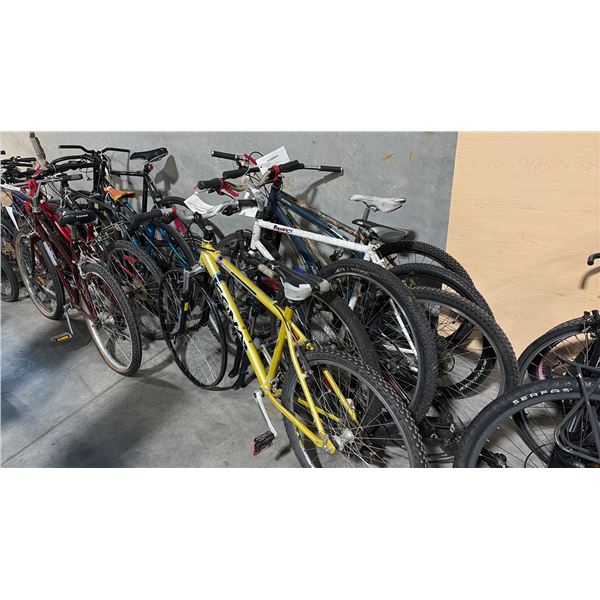 5 ASSORTED BIKES FOR PARTS