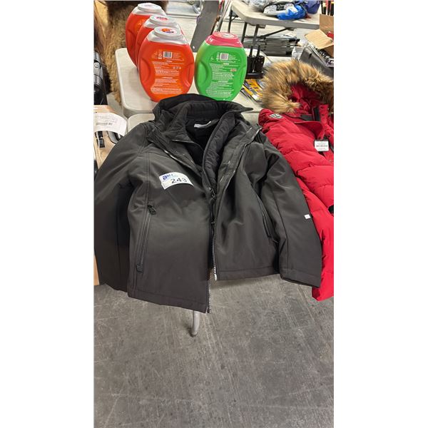 MENS BLACK CALVIN KEIN L/G/G JACKET