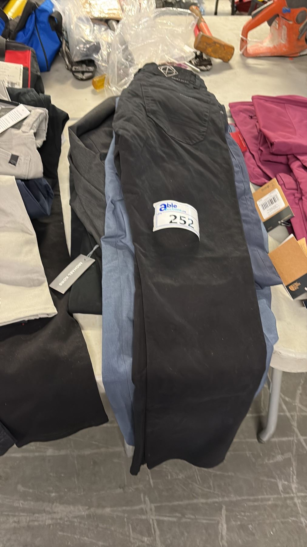 7 ASSORTED MIXED PANTS INCL POINT ZERO 31/32, BEN SHEMAN, REPORT ...
