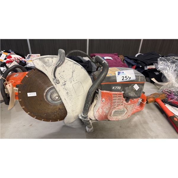 HUSQVARNA K770 14-INCH (350 MM) INDUSTRIAL GAS POWERED DISC CUTTER