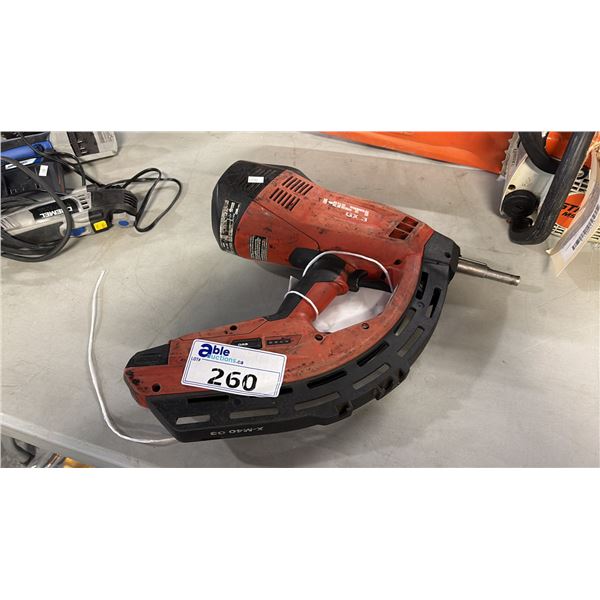 HILTI GX 3-ME (OR X-M40 G3) GAS-ACTUATED FASTENING TOOL COMPACT, AND MOBILE GAS NAILER