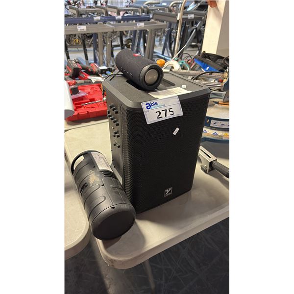 BORNE BTSPK84-BK PORTABLE WIRELESS BLUETOOTH SPEAKER, YORKVILLE EXM MOBILE 8 PORTABLE 3-WAY