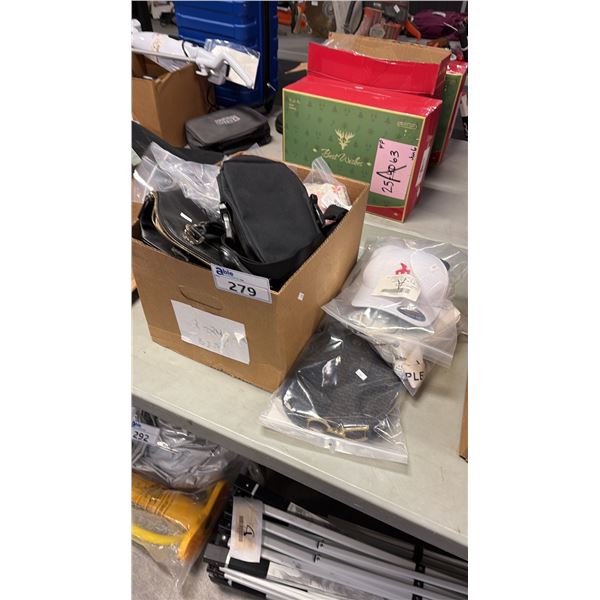 MIXED ITEMS INCL ATTACK SHARK X11-MOUSE, NIKE SOCKS, PURSES, WALLETS AND MORE