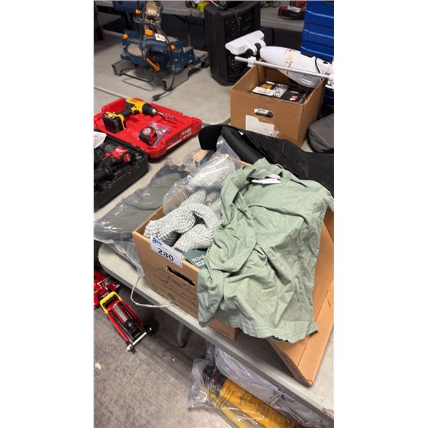 ASSORTED APPAREL INCL REDAR COMFY SOCKS, LULU LEMON PANTS & MORE