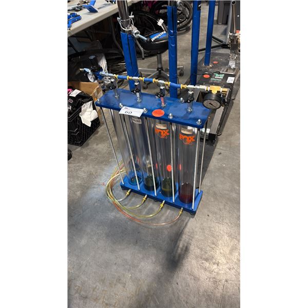 S4 SUSPENSION VACUUM MACHINE C/W STAGE VACUUM PUMP MDL:RS-1 AND AIR HOSE