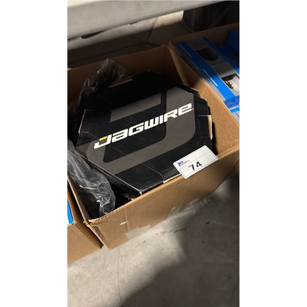 MISC ITEMS INCL JAGWIRE COILED-STEEL BRAKE CABLES AND MORE