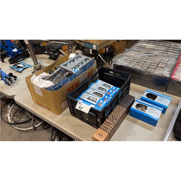 MIXED ITEMS INCL PARK TOOL/UNIOR/NORSEMAN MAGNUM TOOLS, SHIMANO CHAINS APPROX 48 PACK/BRAKE LEVERS,