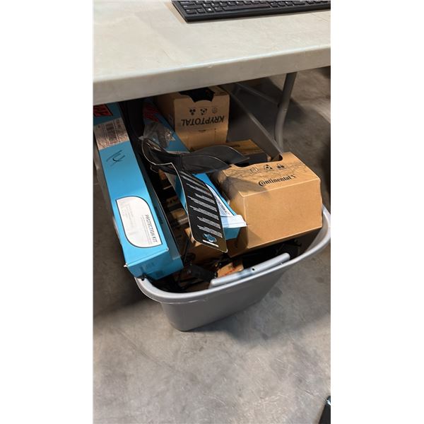 BIKE SUPPLIES INCL RIDE WRAP, MUD GUARD, CONTINENTAL TIRES AND MORE