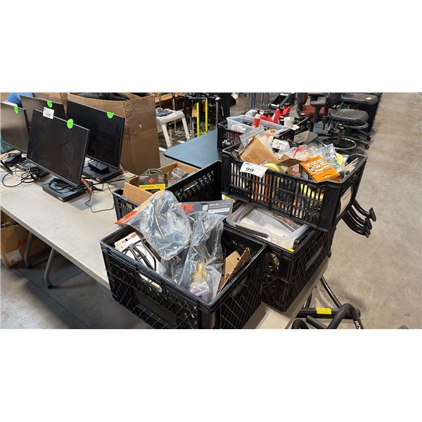 MIXED BIKE ACCESSORIES INCL MUD GUARD, KRYPTOFLEX COMBO CABLE, SEAL KITS AND MORE