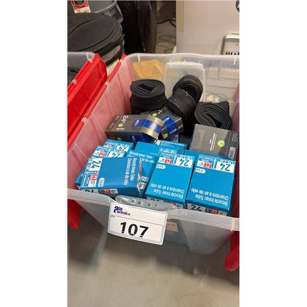 ASSORTED BIKE TUBES