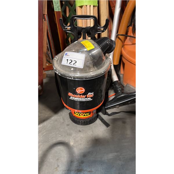 HOOVER SHOULDER VAC PRO C2401 9.2-LB LIGHTWEIGHT COMMERCIAL BACKPACK VACUUM