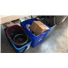 Image 1 : MIXED ITEMS INCL NEUTRIK NC3MXX 3-PIN MALE XLR CABLE, CLEANING SUPPLIES, MOP BUCKETS,
