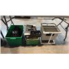 Image 1 : LOT OF ASSORTED ELECTRONICS AND SENTRY 1170 FIRE SAFE W/O KEY/OPENED
