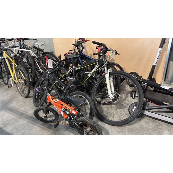 7 ASSORTED BIKES FOR PARTS