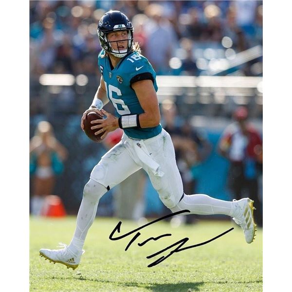 Jacksonville Jaguars  Trevor Lawrence facsimile signed  photo