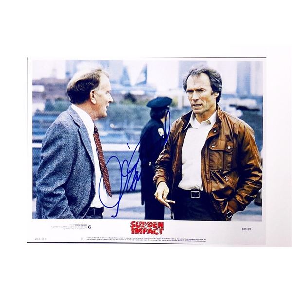 Sudden Impact Clint Eastwood facsimile signed movie photo