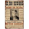 Image 1 : Butch Cassidy Wanted Poster Reprint