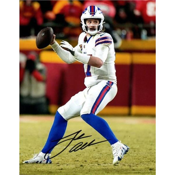 Buffalo Bills Josh Allen facsimile signed photo