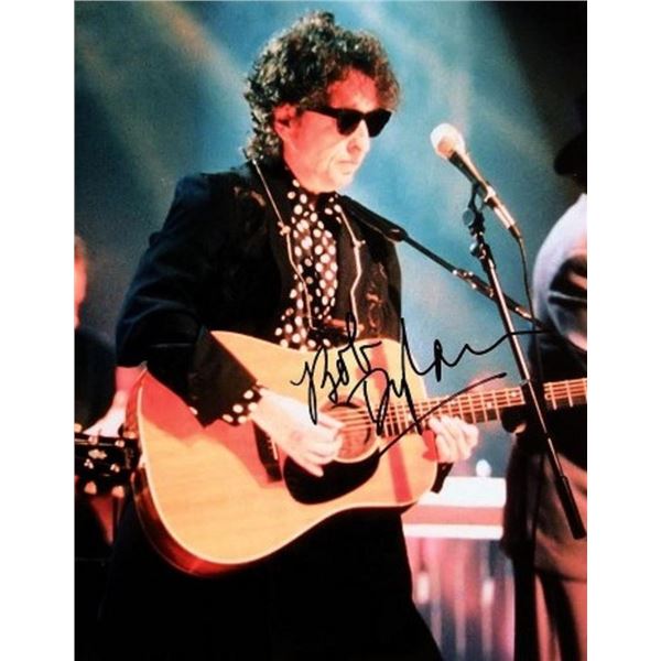 Bob Dylan facsimile signed promo photo