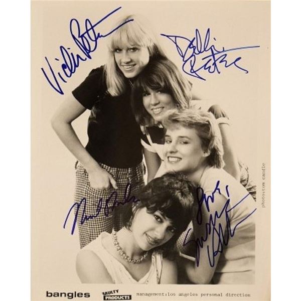 The Bangles facsimile signed photo