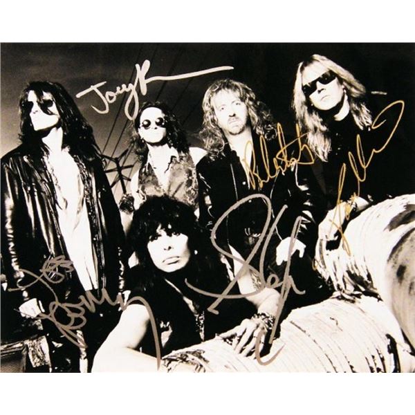 Aerosmith facsimile signed promo photo