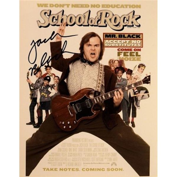 Jack Black facsimile signed promo photo