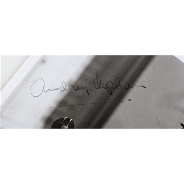 Audrey Hepburn signed portrait photo