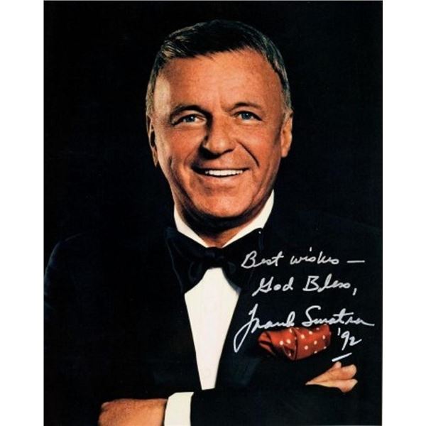 Frank Sinatra facsimile signed promo photo