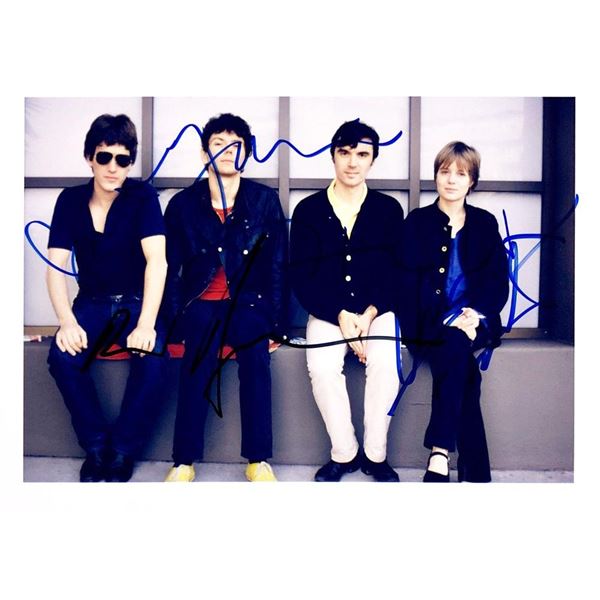 Talking Heads facsimile signed photo