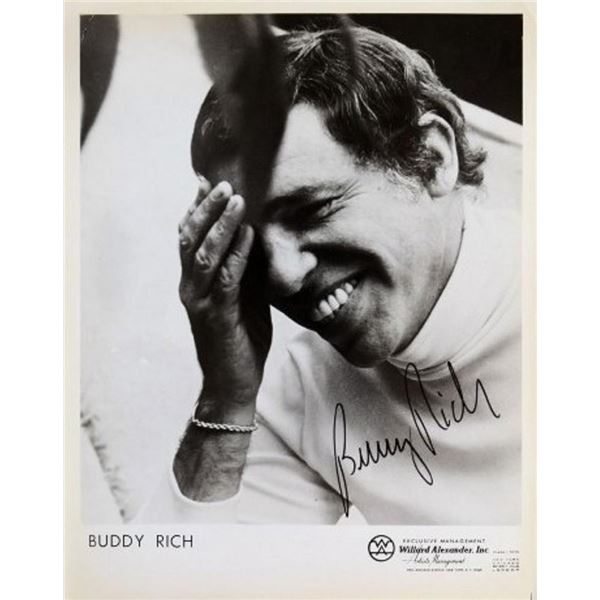 Buddy Rich facsimile signed promo photo