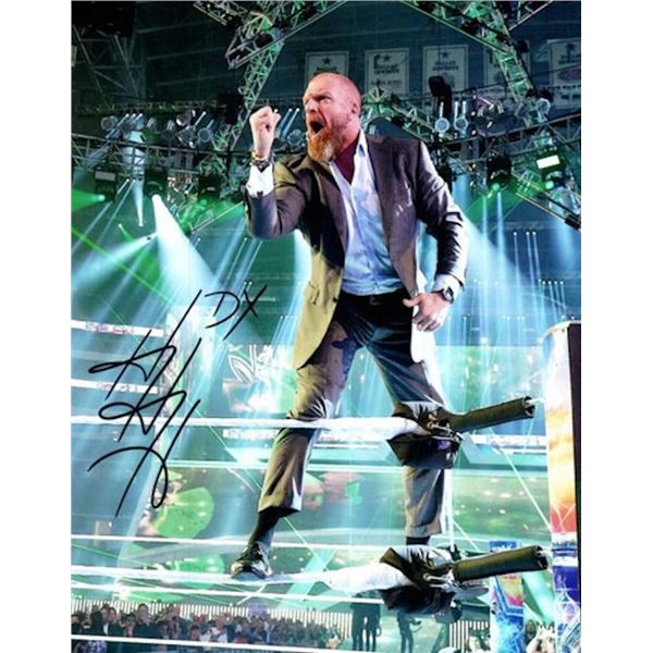 WWE Triple H facsimile signed photo