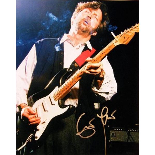 Eric Clapton facsimile signed promo photo