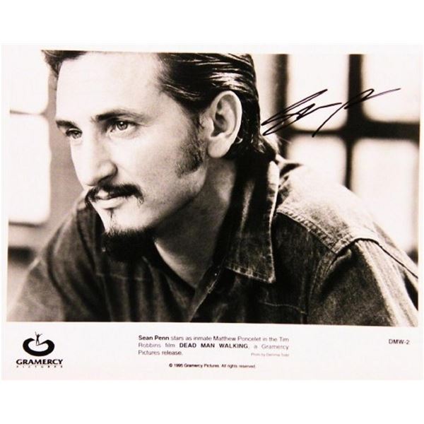 Sean Penn signed movie Dead Man Walking photo