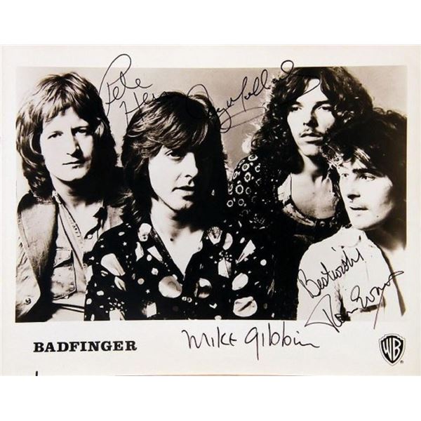 Badfinger facsimile signed photo