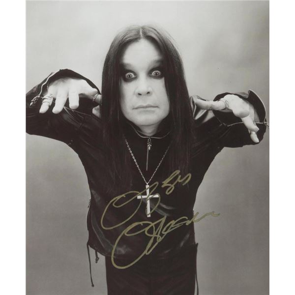 Ozzy Osbourne facsimile signed photo