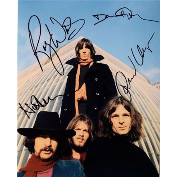 Pink Floyd facsimile signed promo photo