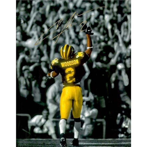 Michigan Wolverines Charles Woodson Rose Bowl Victory 1998 facsimile signed photo