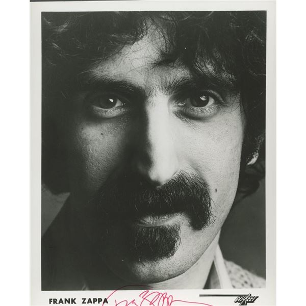 Frank Zappa facsimile signed photo