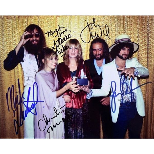 Fleetwood Mac facsimile signed promo photo